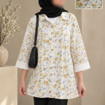 شومیز زنانه موسلین آستین سه‌ربع
