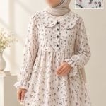 شومیز زنانه موسلین عروسکی آستین پرنسسی