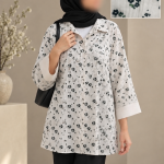 شومیز زنانه موسلین آستین سه‌ربع