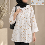 شومیز زنانه موسلین آستین سه‌ربع